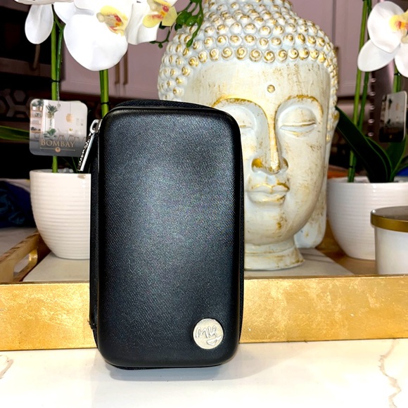 My Touch Black Travel Electronics Cable Hardshell Bag, 7” x 4”. - Picture 3 of 9